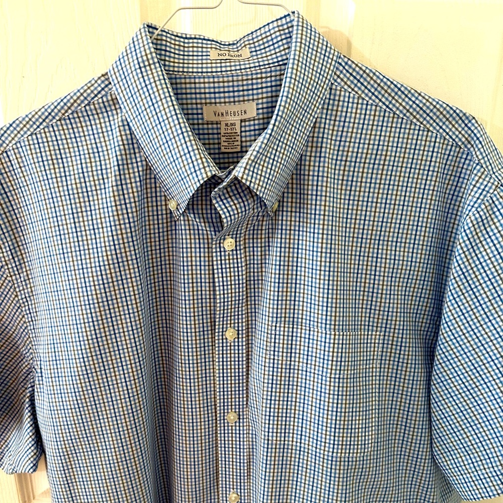 Van Heusen, XL, dress shirt, 60% cotton